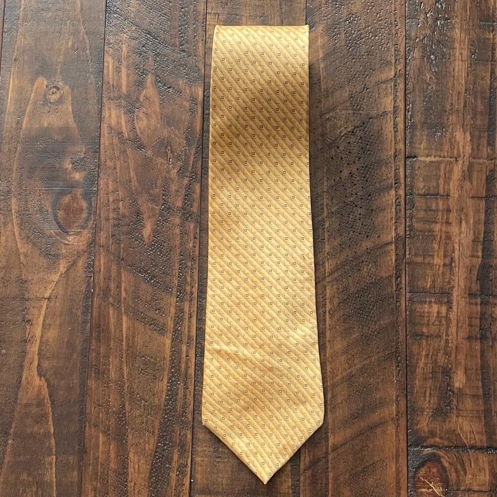 Jones New York Men’s Yellow Silk Tie